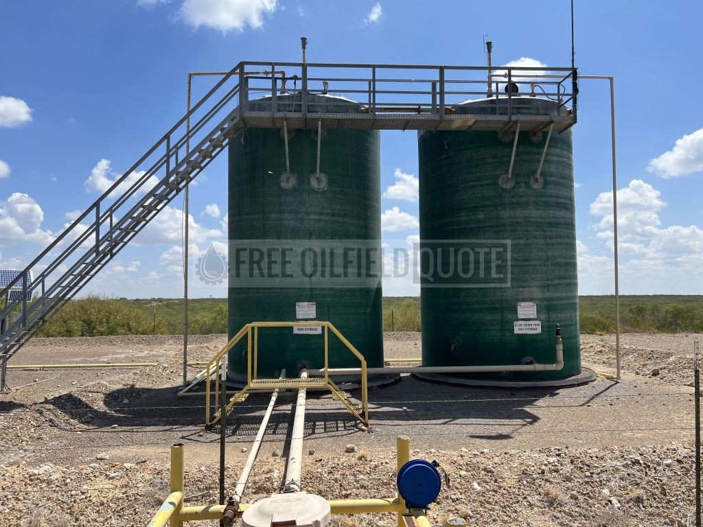 Used 400 BBL Fiberglass Tanks for Sale