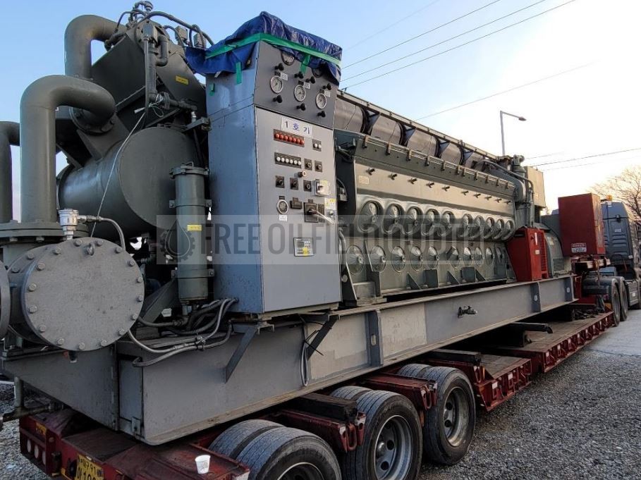 7.9MW EMD L20-710G4B 3,950kW 60Hz 3.3kV DO Power Plant