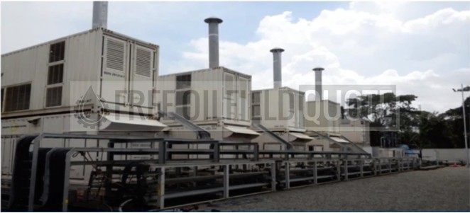 STX-Niigata 8L22HLX Containerized Power Plant For Sale