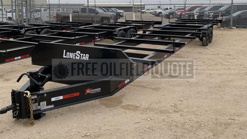 Lonestar 40 feet x 96 inch Bumper Pull Pipe Hauling Trailer With 7K Axels For Sale