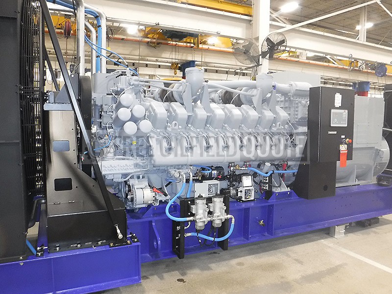 New MTU Rolls Royce 2000KW DS2000 Diesel Generator