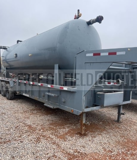 72in X 20ft 125psi 3 Phase Test Separator and Trailer