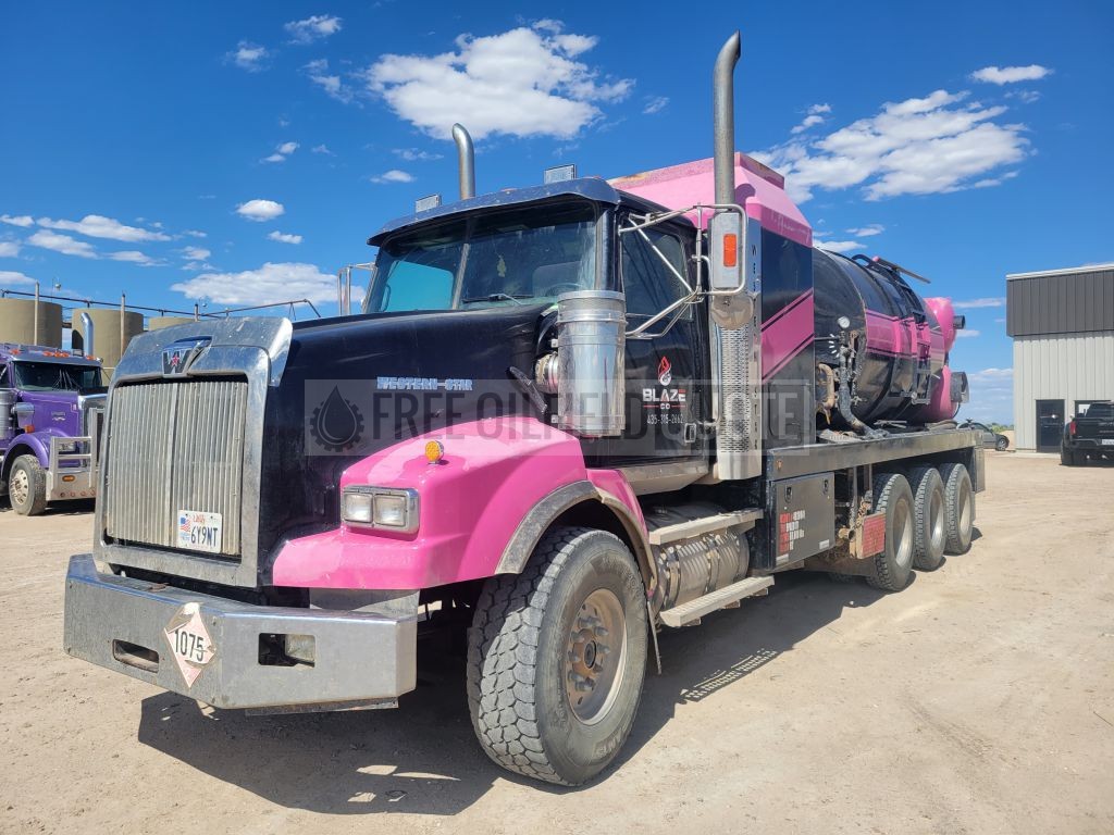 Black/Pink Hot Oil Truck