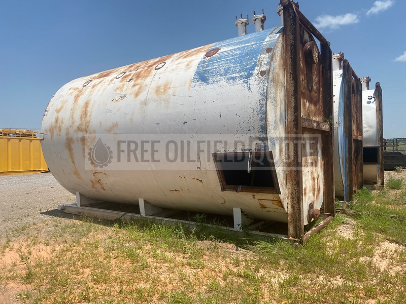 Used Skidded 400 BBL Tank