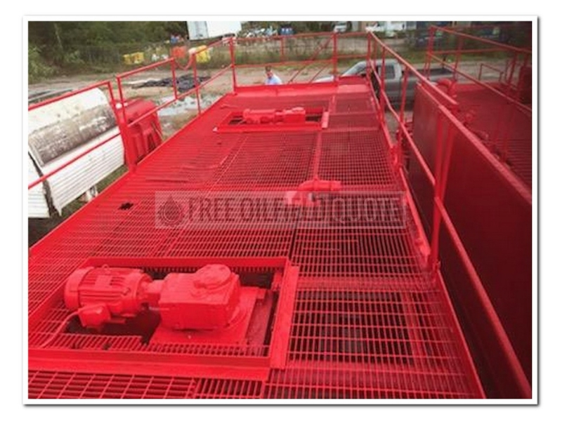 Used Skid Mounted Mud System Tank