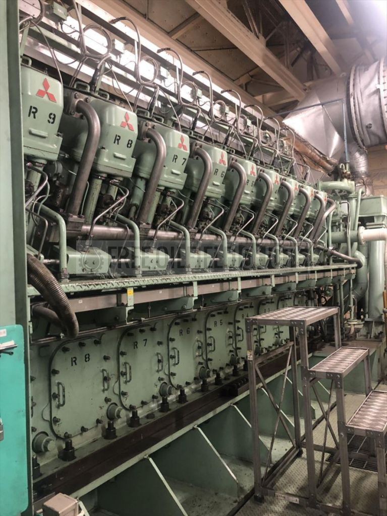 MITSUBISHI 18KU30GA 5700kW 50Hz Natural Gas Engine Power Plant