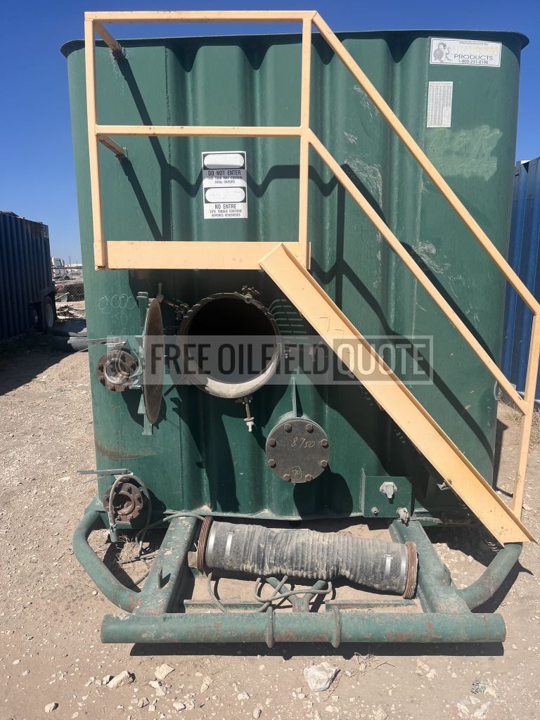 500 BBL V Bottom Frac Tanks For Sale