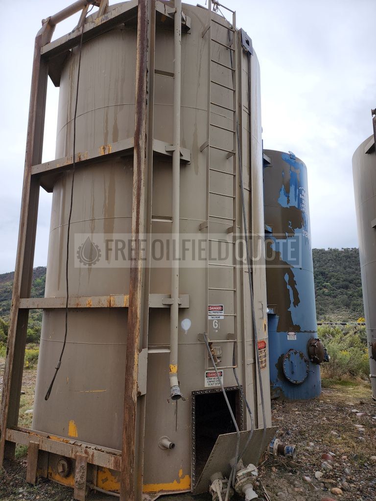 Used 400 BBL Steel Skidded Tanks