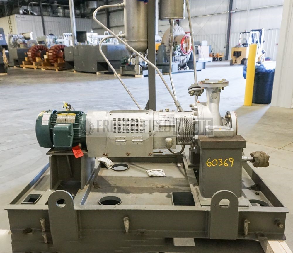 New Surplus Flowserve 3HPX12A Horizontal Single-Stage Centrifugal Pump Package