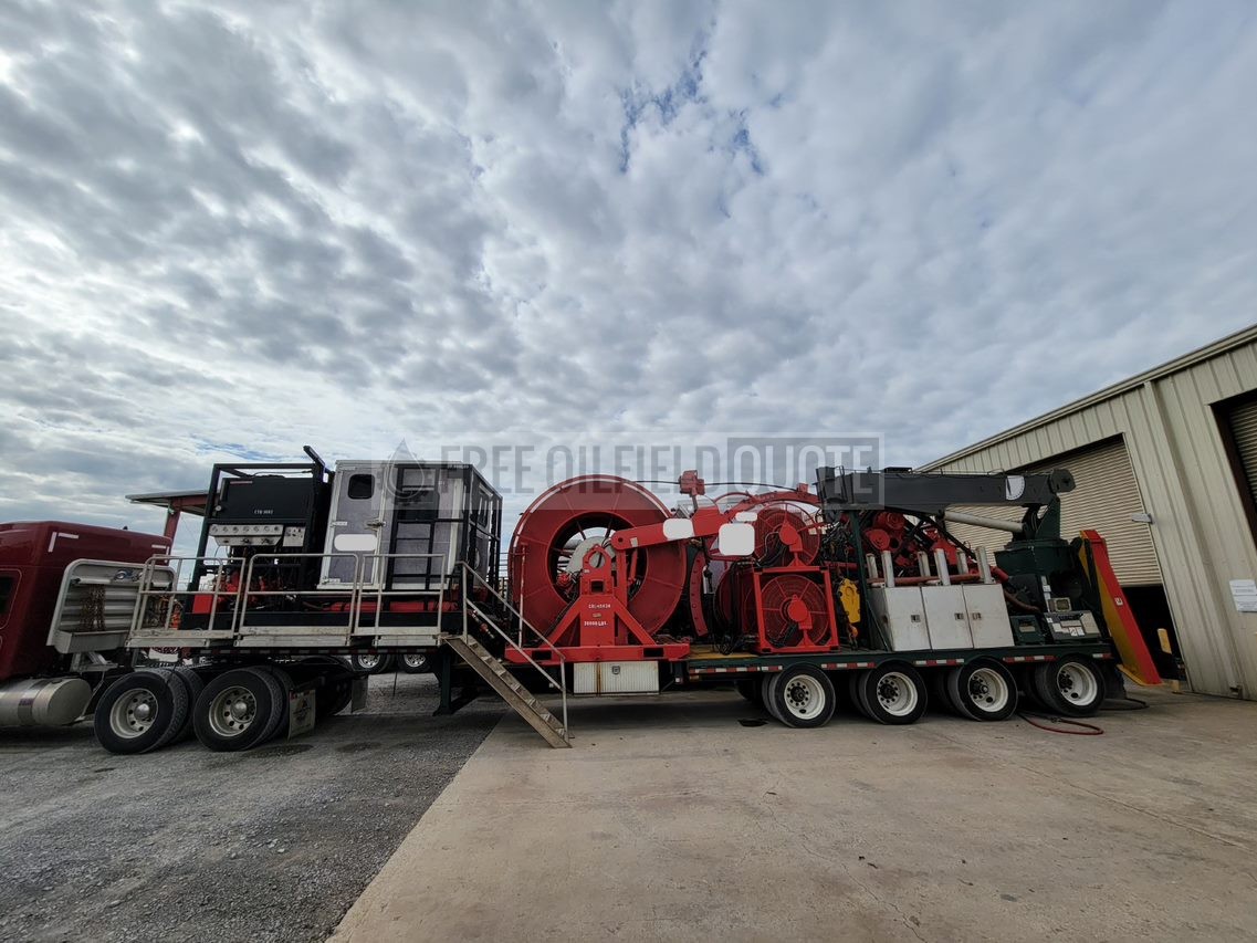 NOV Hydra Rig Offshore Skidded Coiled Tubing Unit and Trailer