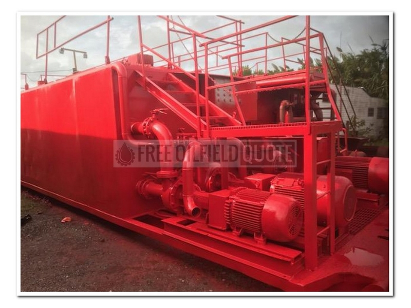 Used Skid Mounted Mud System Tank